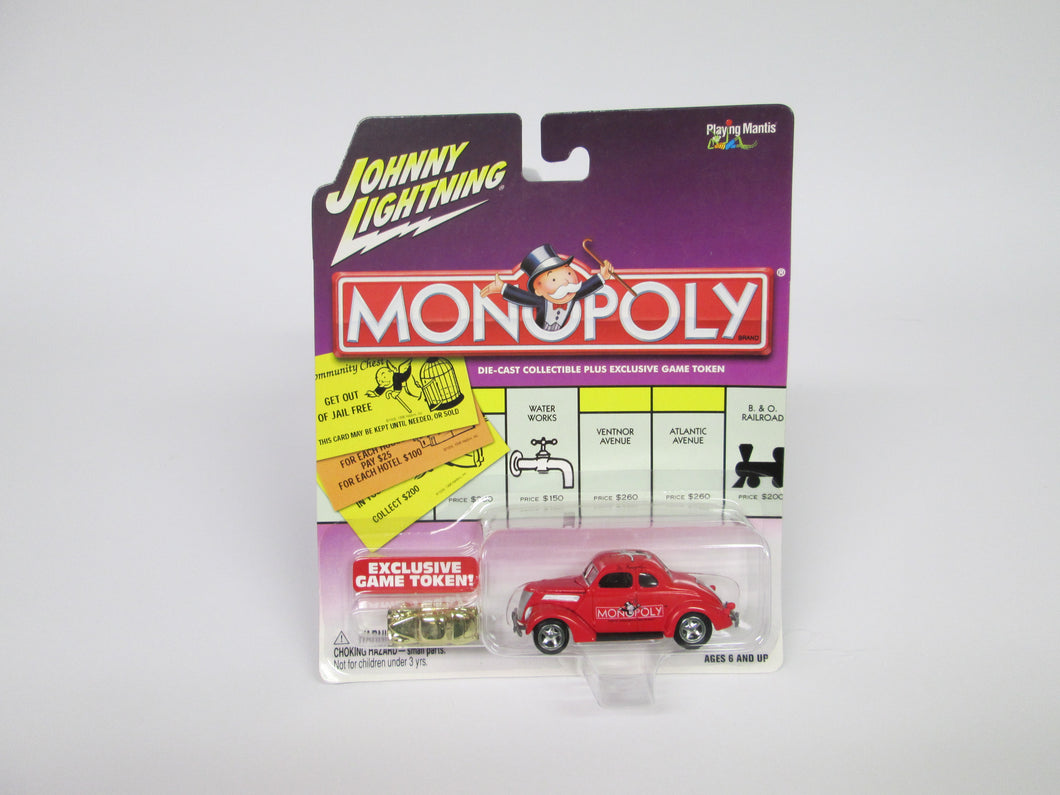 Johnny Lightning Monopoly Release 3 With Exclusive Game Token Kentucky Ave '37 Ford Coupe (2002)