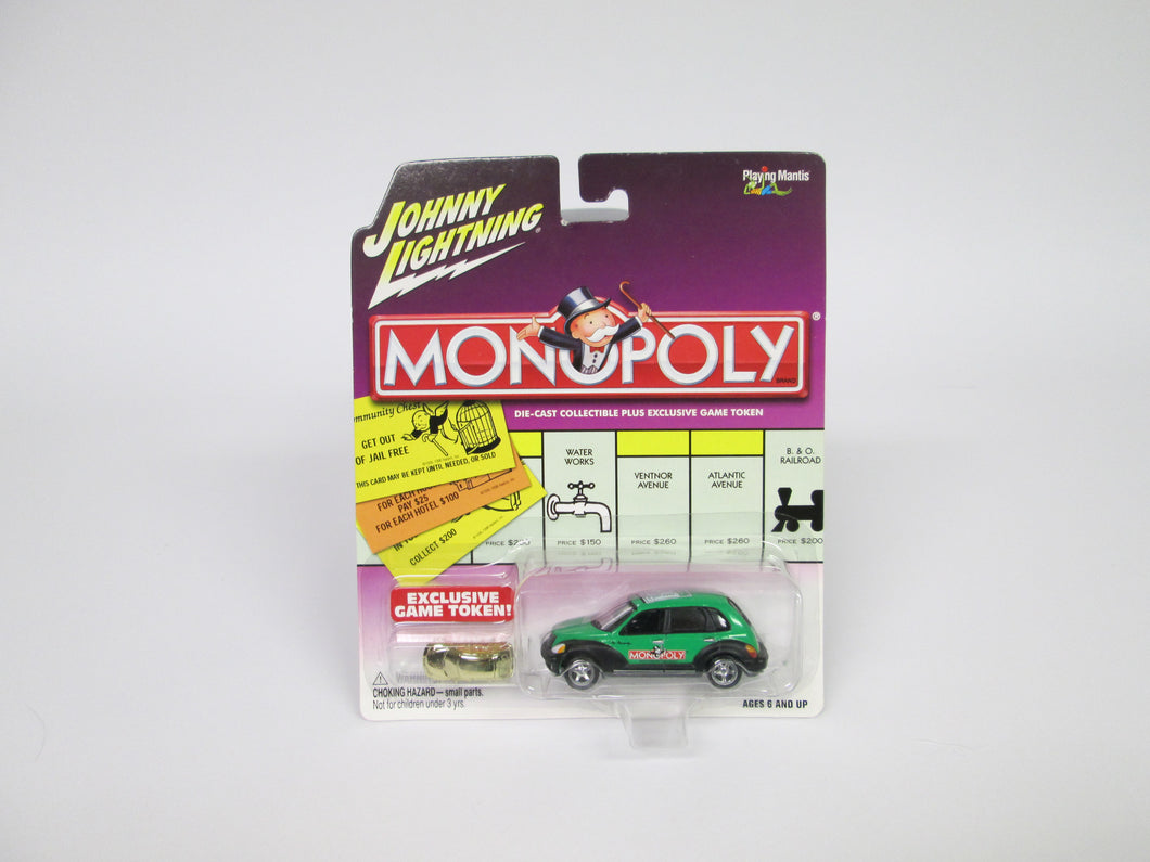 Johnny Lightning Monopoly Release 3 W Exclusive Game Token '01 Chrysler PT Cruiser (2002)