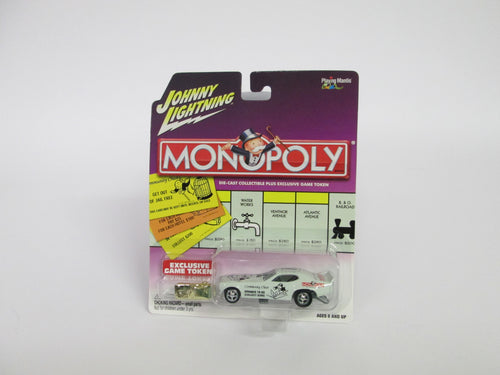 Johnny Lightning Monopoly Release 3 W\ Exclusive Game Token '71 Satellite Funny Car (2002)