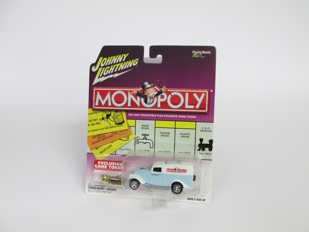 Johnny Lightning Monopoly Release 3 W\ Exclusive Game Token '33 Willys Panel Van (2002)