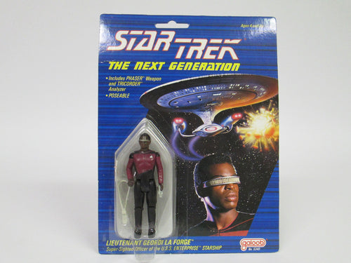 Star Trek The Next Generation Lieutenant Geordi La Forge Action Figure (Galoob)(1988)