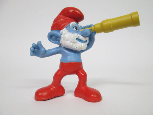 Smurfs Set of 6 Brainey, Papa, Smurfette, Papa with telescope, Vanity & Chef (Peyo)(2011)