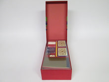 Poker Set NIB 2 Deck Cards Pair of Dice 50 Playing Chips Games Manual (Deluxe Games)