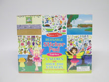 Reusable Sticker Pad Fairies 5 Scenes and over 165 Stickers that can be repositioned
