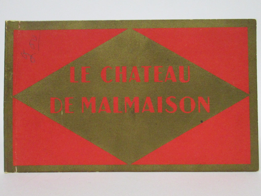 Post Card Le Chateau De Malmaison Book circa 1930s