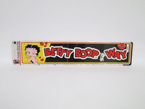 Betty Boop Way Nostalgic Metal Sign (2000)