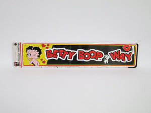 Betty Boop Way Nostalgic Metal Sign (2000)