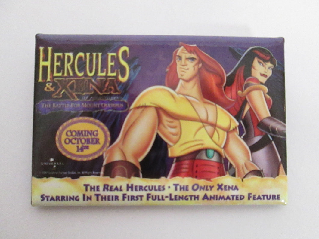 Hercules & Zena Movie Button/Pin