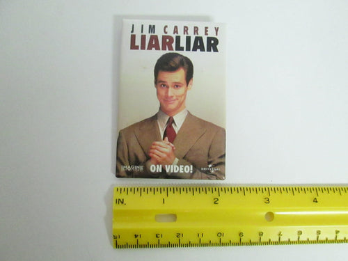 Jim Carrey Liar Liar On Video Button/Pin