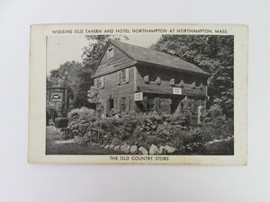 Vintage Post Card Wiggins Old Tavern and Hotel Northhampton at Northhampton Mass