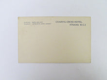 Vintage Post Card Charing Cross Hotel Strand W.C.2 London