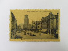 Vintage Post Card Anvers Place de Meir et les Torengebouwen Antwerpen Meirlaats en de Torengebouwen
