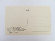 Vintage Post Card Brussels Collegiate of S S Michael and Gudule - Chief Aisle