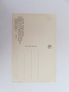 Vintage Post Card Brussels Collegiate of S S Michael and Gudule - Chief Aisle and Choir