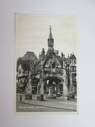 Vintage Post Card Poultry Cross Salisbury