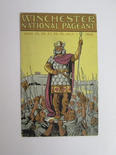 Vintage Post Card Winchester National Pageant 1908