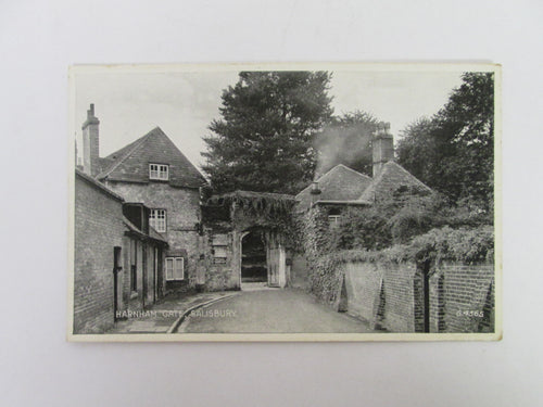 Vintage Post Card Harnham Gate Salisbury
