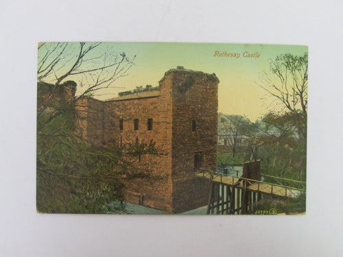 Vintage Post Card Rothesay Castle