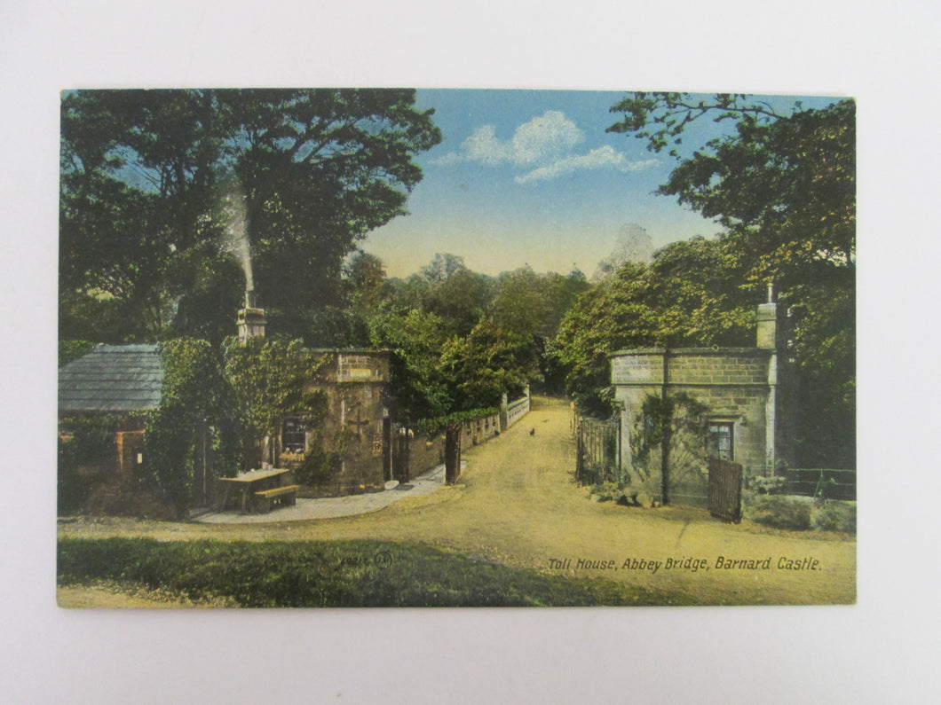 Vintage Post Card Toll House Abbey Bridge Barnard Castle
