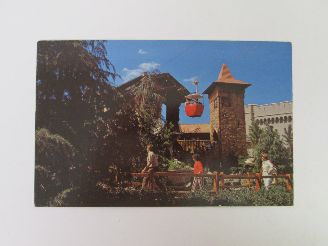 Vintage Disney Post Card 1970s Skyway Over The Magic Kingdom