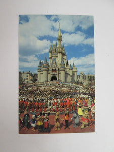 Vintage Disney Post Card 1970s Welcome To Walt Disney World