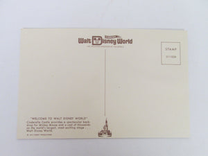 Vintage Disney Post Card 1970s Welcome To Walt Disney World