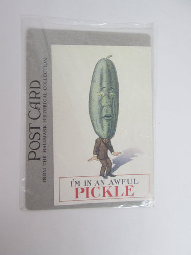 Post Card From the Hallmark Historical Collection I'm In An Awful Pickle