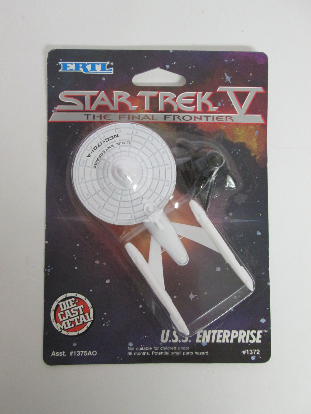 Star Trek V The Final Frontier U.S.S. Enterprise Die Cast (Ertl)(1989)