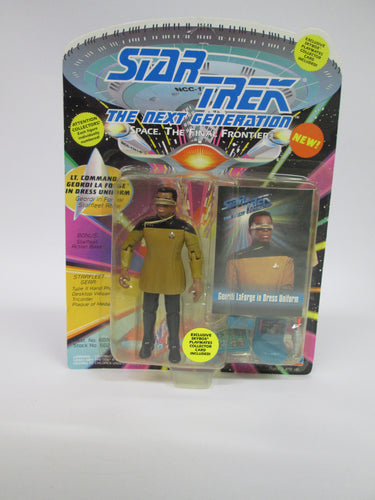 Star Trek TNG Lieutenant Commander Geordi La Forge Dress Uniform Action Figure