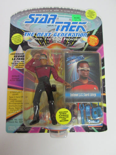 Star Trek TNG Lieutenant Commander Geordi La Forge First Season Uniform Action Figure