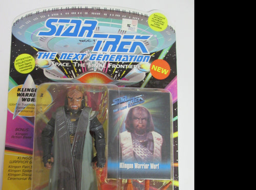 Star Trek The Next Generation Klingon Warrior Worf Action Figure (Playmates)