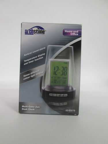 Multi-Color Zen Desk Clock (Archstone)