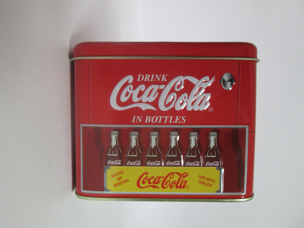 Drink Coca-Cola in Bottles Tin Empty
