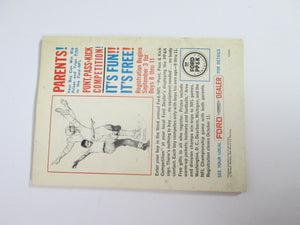 Cleveland Browns 72 Pages of NFL Facts 1963