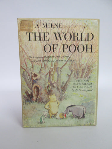 The World of Pooh Hardcover 2 Book Set with Illustrations by A.A. Milne (1957)