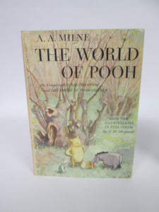 The World of Pooh Hardcover 2 Book Set with Illustrations by A.A. Milne (1957)