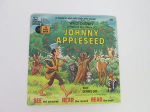 Walt Disney Presents the story of Johnny Appleseed A Disneyland Record and Book #335 (1969)