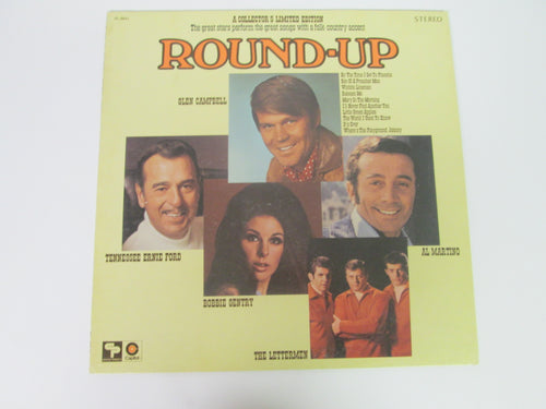 Round-Up Record Album The great Stars perform the great songs with a folk-country accent