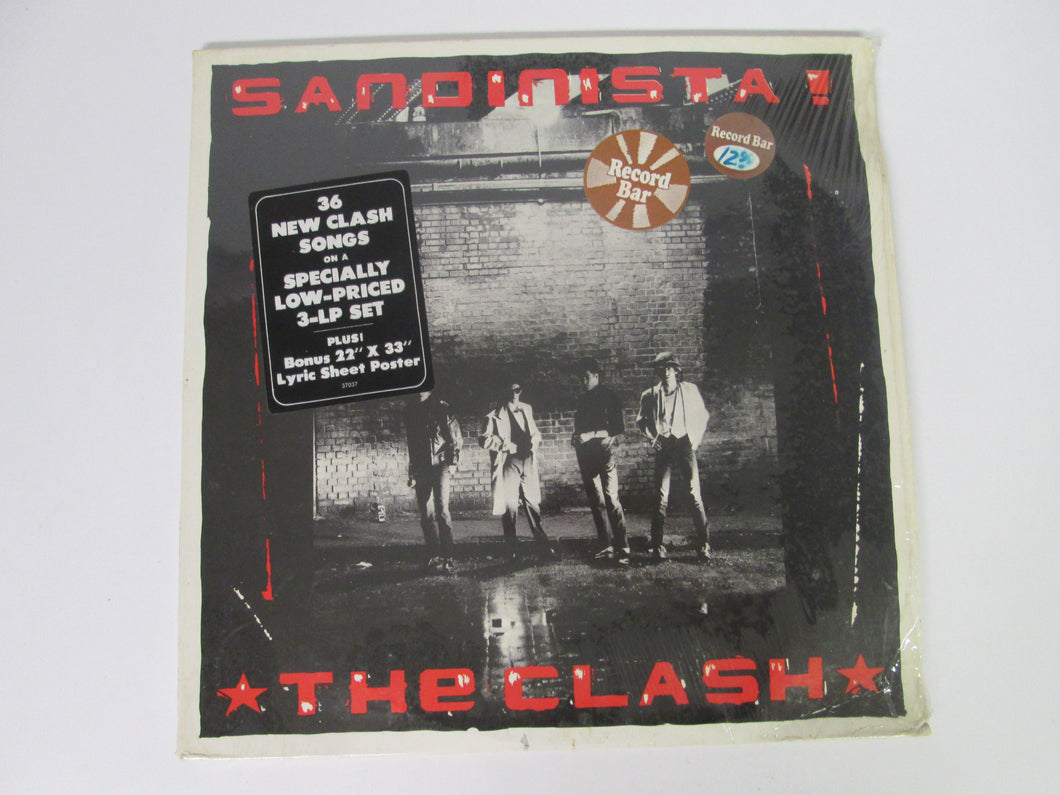 The Clash Sandinista! 3 Record Album Set with 22