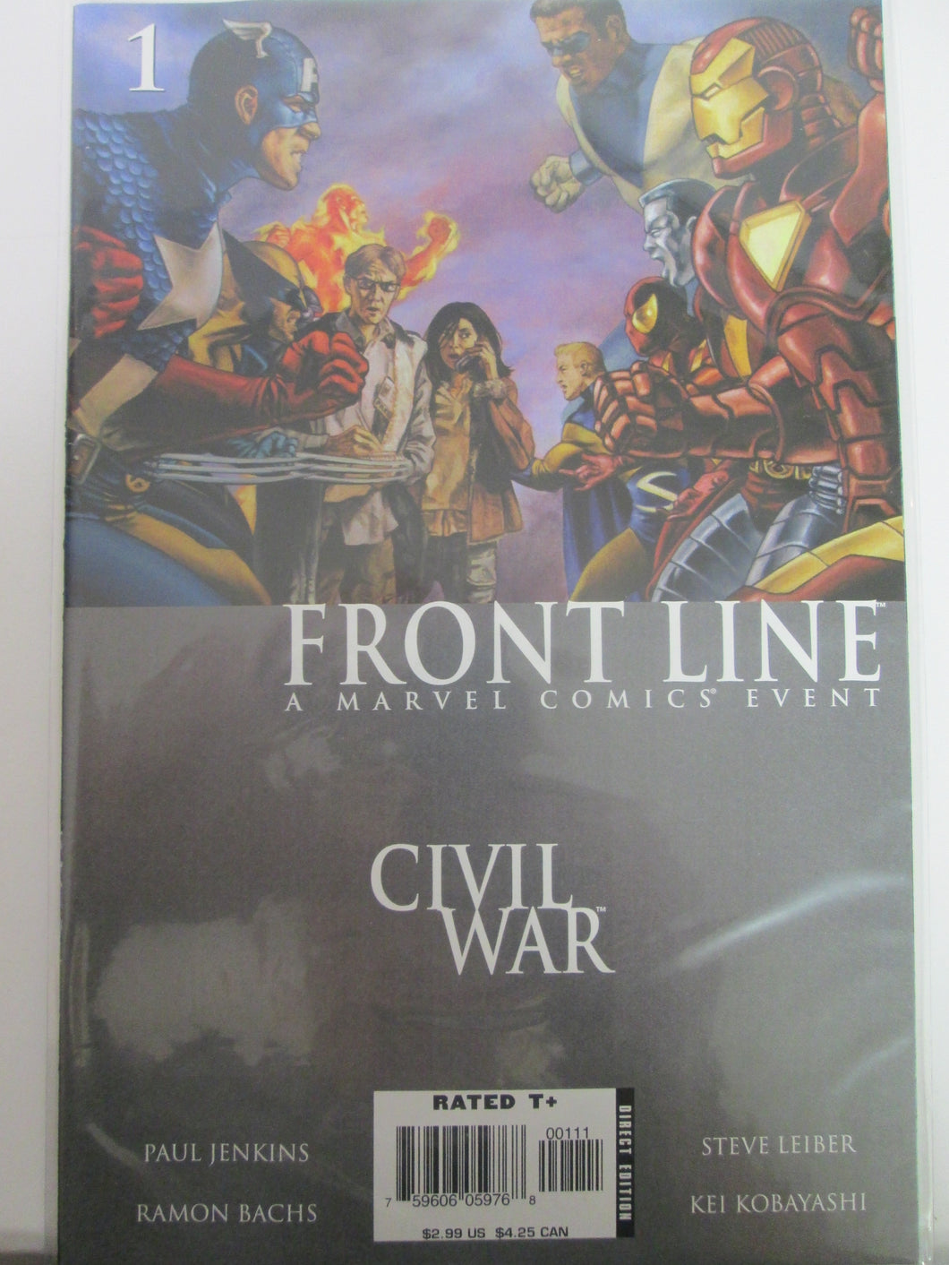 Front Line Civil War # 1 (Marvel)