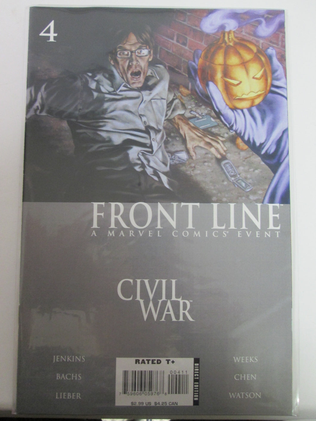 Front Line Civil War # 4 (Marvel)