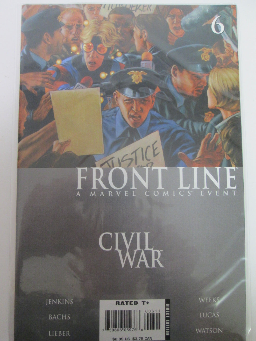 Front Line Civil War # 6 (Marvel)