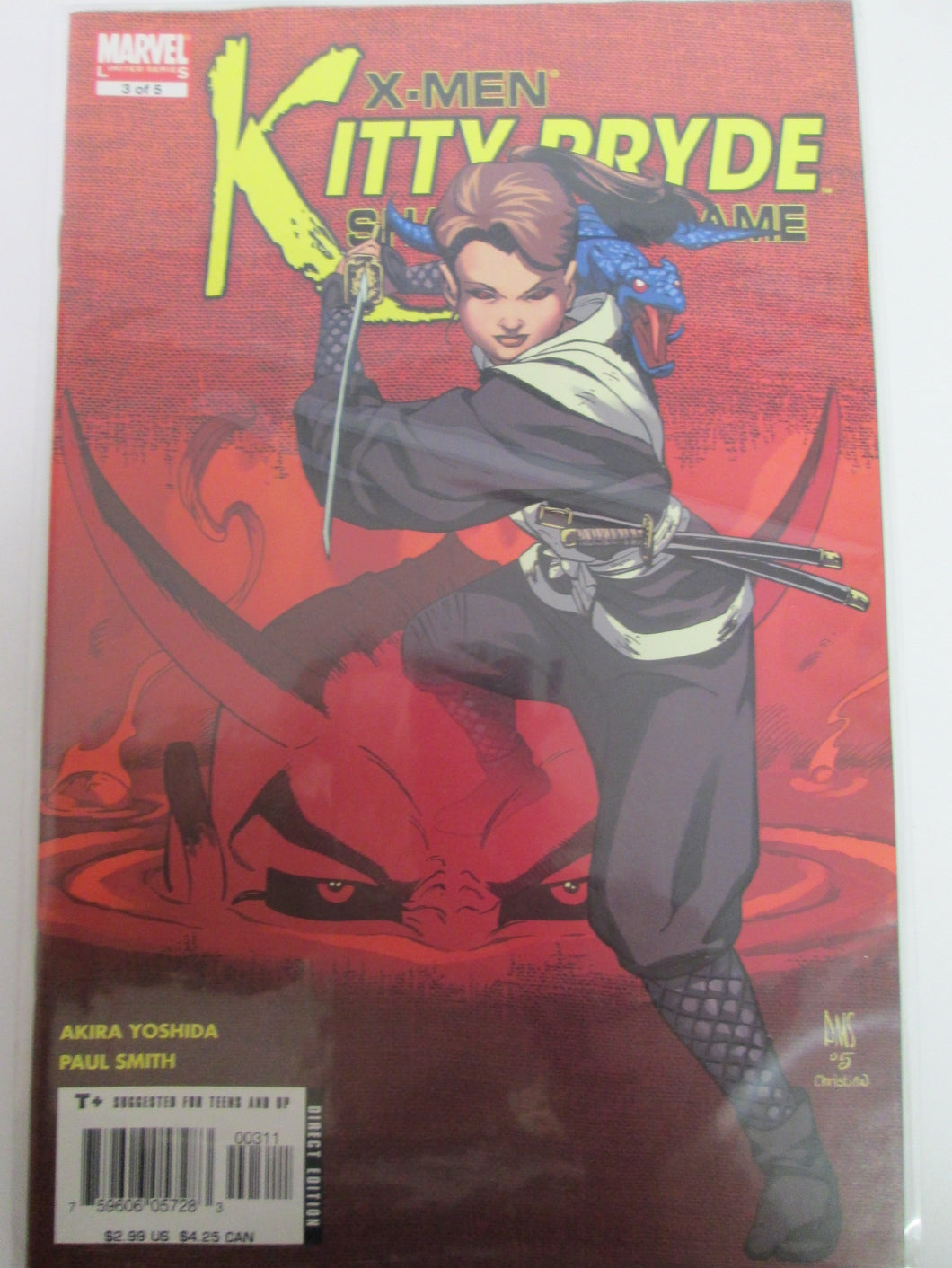 X-Men Kitty Pryde Shadow & Flame # 3 (Marvel)