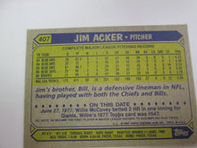 1987 Topps Tiffany Atlanta Braves Baseball Card #407 Jim Acker