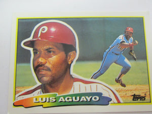 1988 Topps Philadelphia Phillies Baseball Card #226 Luis Aguayo