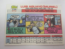 1988 Topps Philadelphia Phillies Baseball Card #226 Luis Aguayo