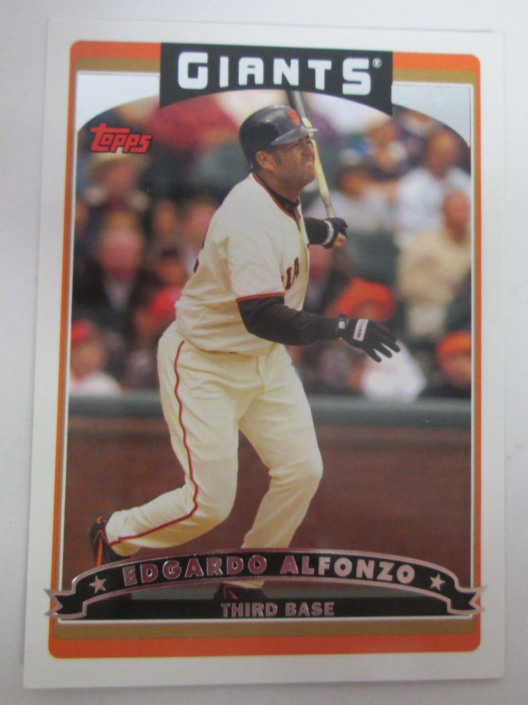2006 Topps San Francisco Giants Baseball Card # 206 Edgardo Alfonzo
