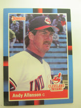 1987 Donruss Cleveland Indians Baseball Card #465 Andy Allanson Rookie