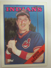 1988 Topps Cleveland Indians Baseball Card #728 Andy Allanson