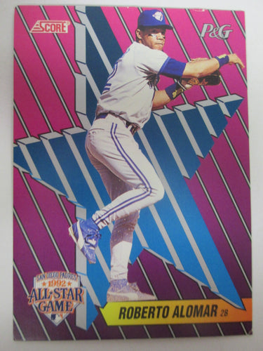 1992 Score P&G  Toronto Blue Jays Baseball Card 3/18 Roberto Alomar Proctor & Gamble